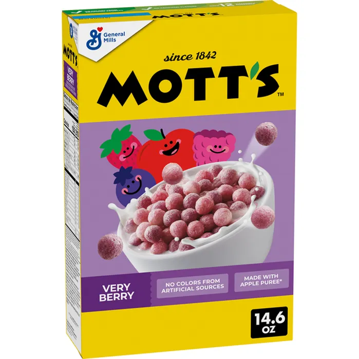 General Mills Mott’s Very Berry Cereal Medium Size (14 x 14.6oz)