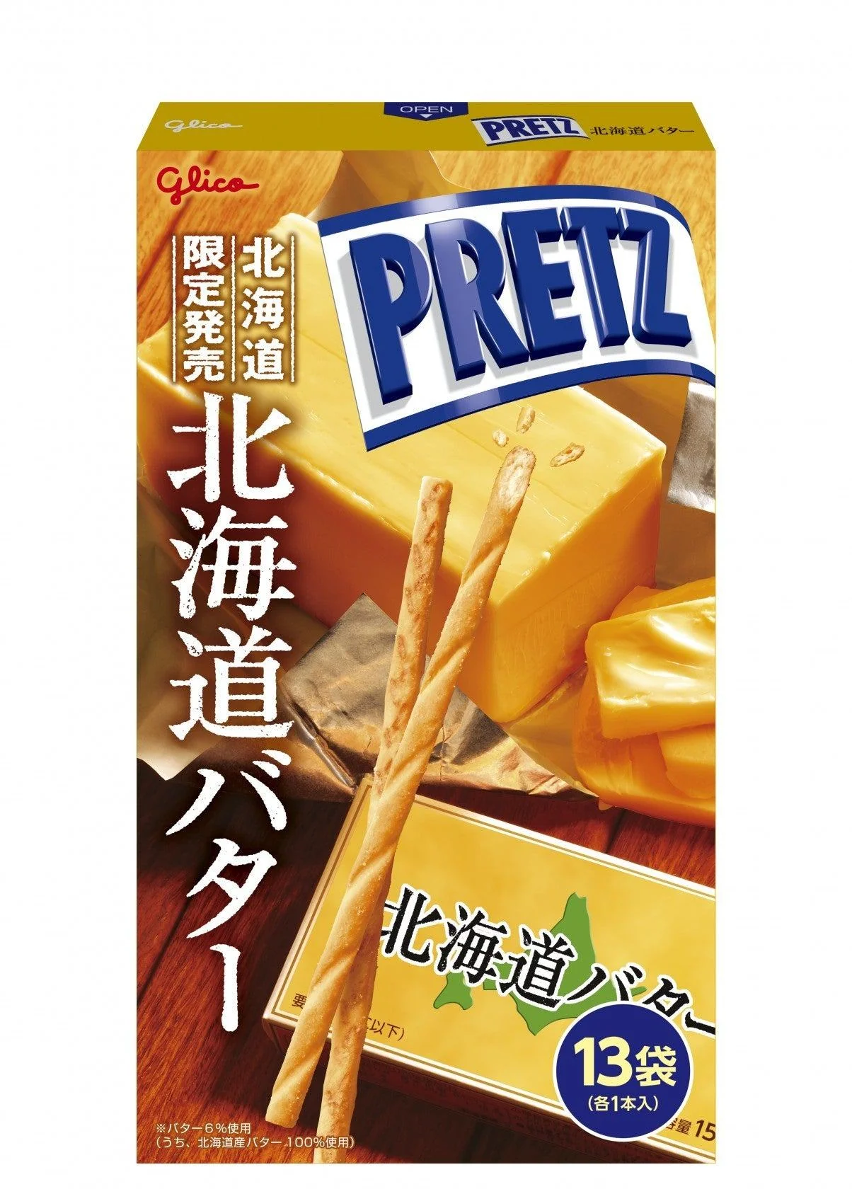 GLICO Giant PRETZ Hokkaido Butter 10 x (4 x 150g)