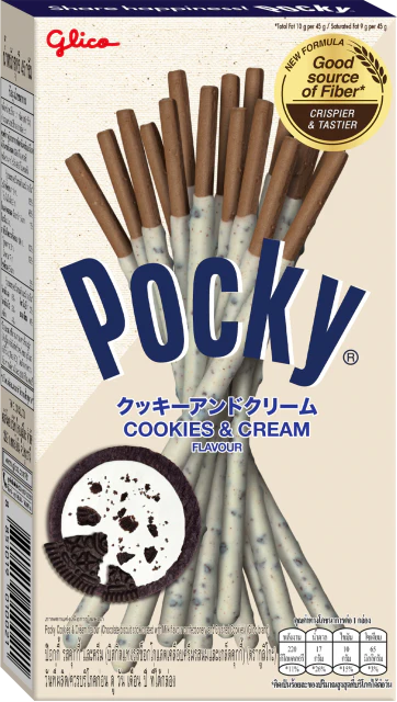 GLICO - POCKY Cookies & Cream (120 x 45g)