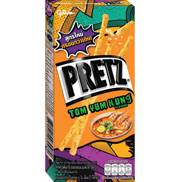 GLICO - PRETZE Tom Yum (120 x 23g)
