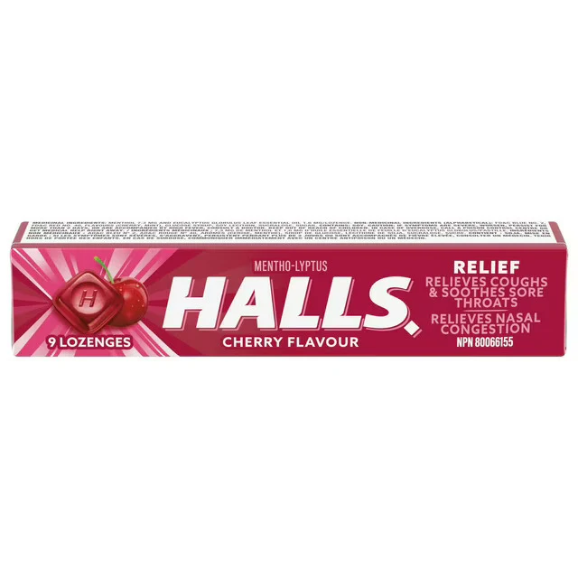 Halls – Stick Cherry (24 x 20 x 9Pcs)