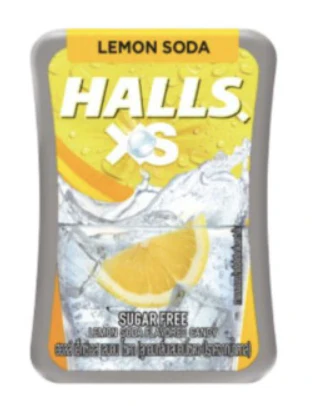 HALLS XS Lemon Soda (24 x 12 x 21pcs)