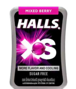 HALLS XS Mixed Berry (24 x 12 x 21pcs)