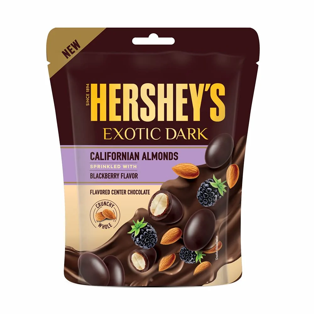 Hershey - Exotic Dark Californian Almonds Blackberry (6 x 8x 90g)