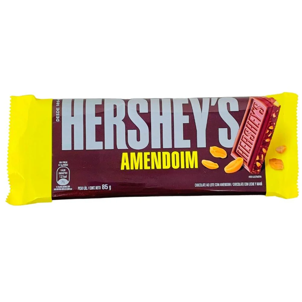 Hershey's Chocolate Bar Peanut (72 x 75g)