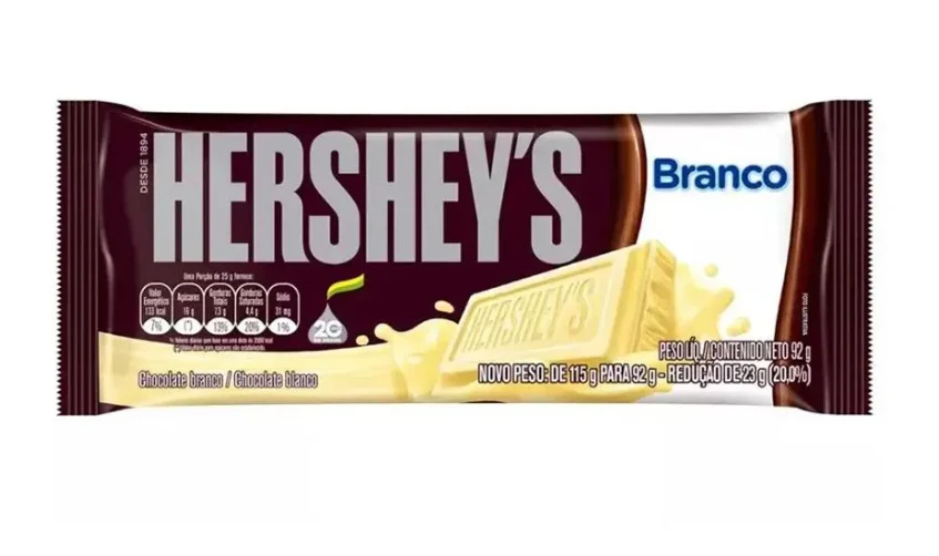Hershey's Chocolate Bar White Chocolate (72 x 82g)