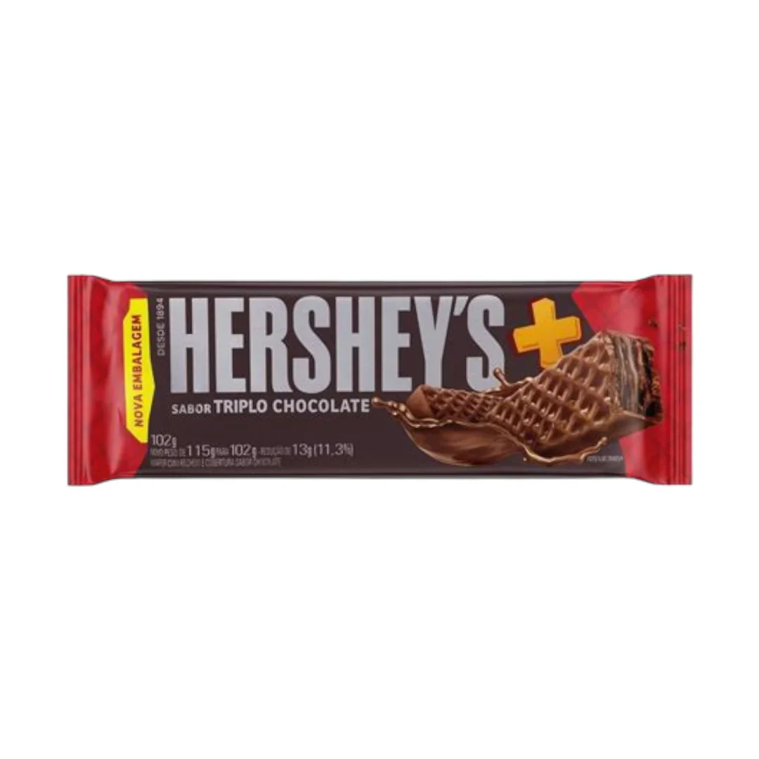 Hershey's Chocolate Wafer Triple Chocolate (48 x 102g)