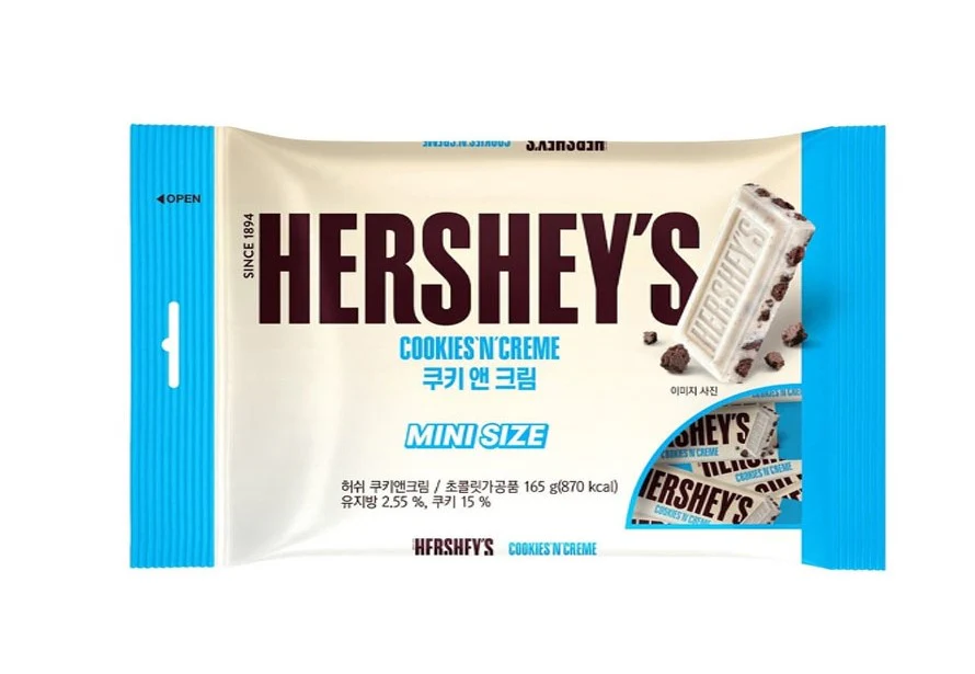 HERSHEY'S Cookie & Cream Chocolate Snack Size (10 x 165g)