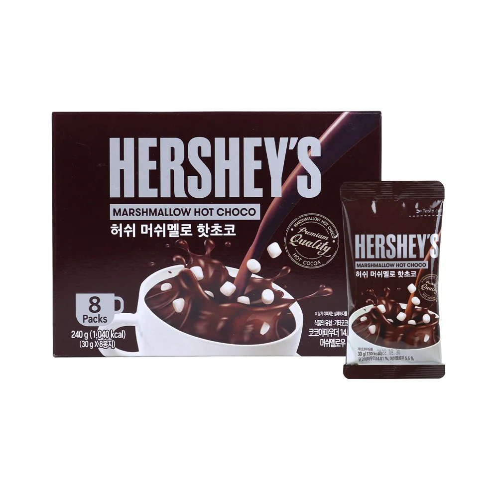 HERSHEY'S Hot Choco Stick Marshmallow (12 x 30g x 8p)
