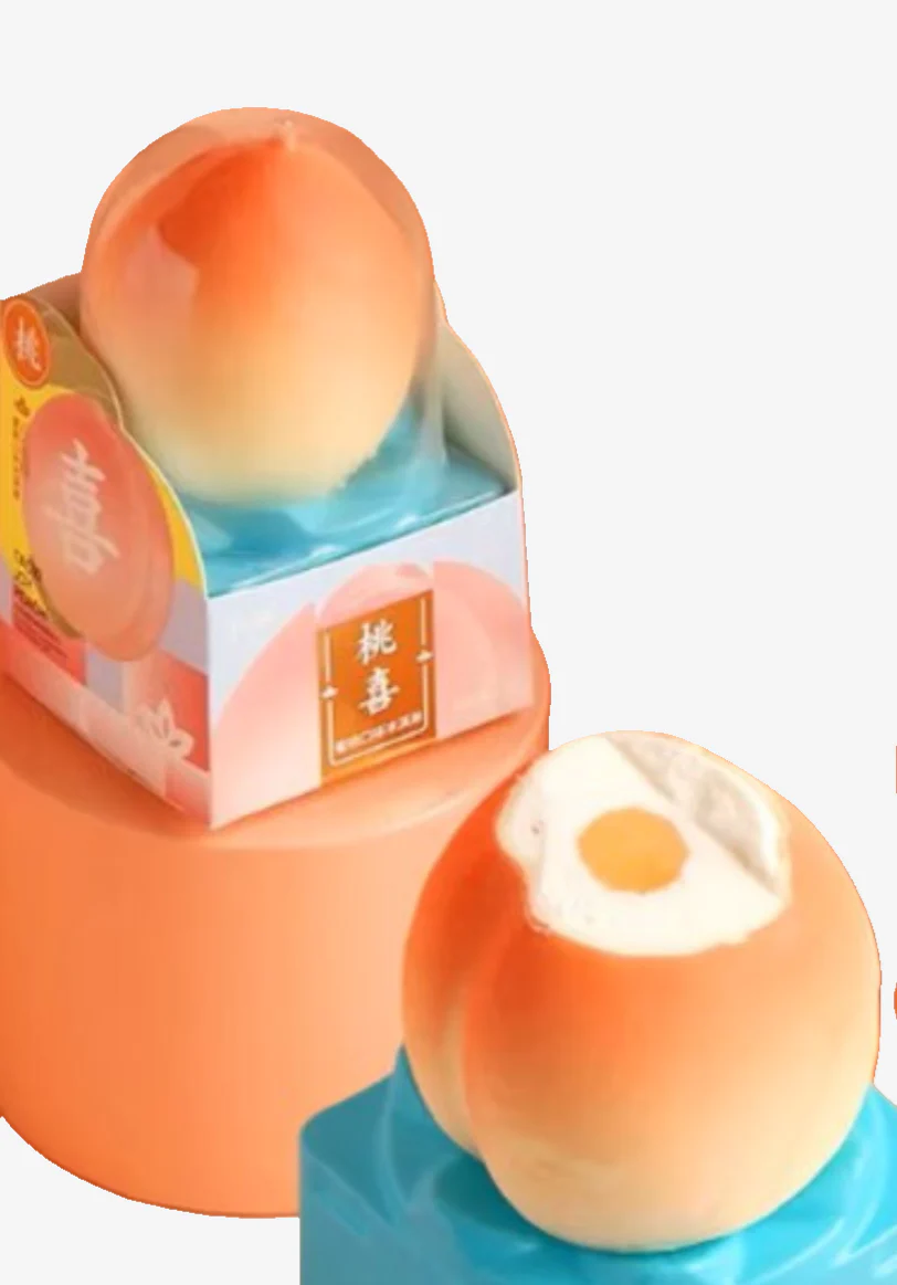 Hongqi - Joy Peach Single Serve with Pulp of Fruit (12 x 75g)