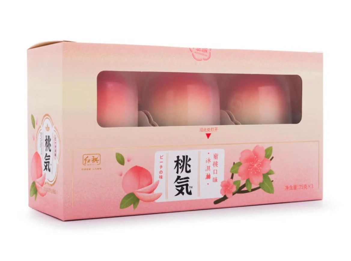 Hongqi - Peach Ice Cream 3pk (8 x 225g)