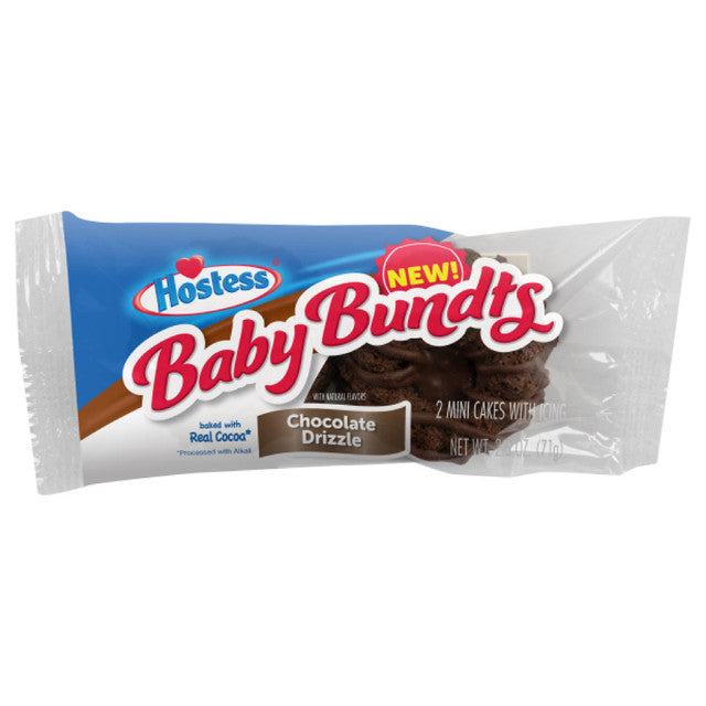 Hostess - Baby Bundts Chocolate Single Serve 2ct (36 x 2.5oz)