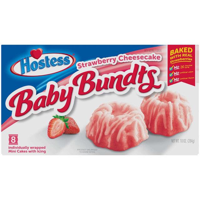 Hostess - Baby Bundts Strawberry Cheesecake Multi Pack 8ct (6 x 10oz)