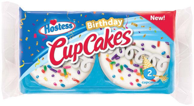 Hostess - Birthday Cup Cakes Single Serve 2ct (36 x 3.27oz)