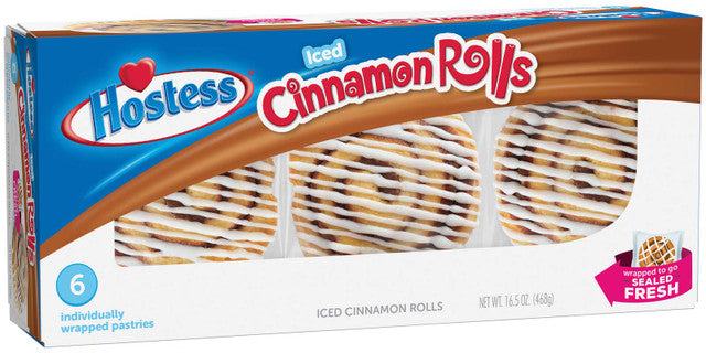 Hostess - Cinnamon Rolls Multi Pack 6ct (6 x 16.5oz)
