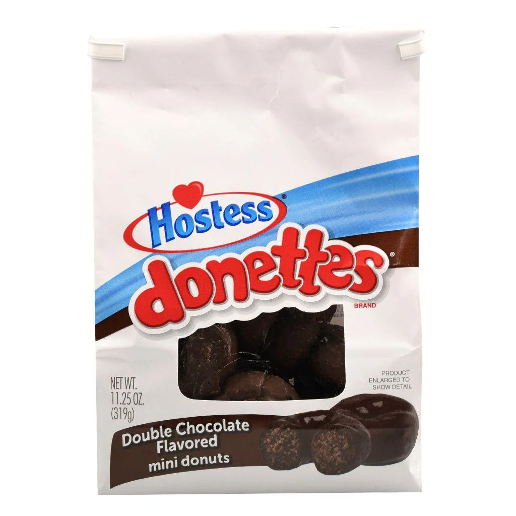 Hostess - Double Chocolate Donettes Bag 6-20ct (6 x 11.25oz)