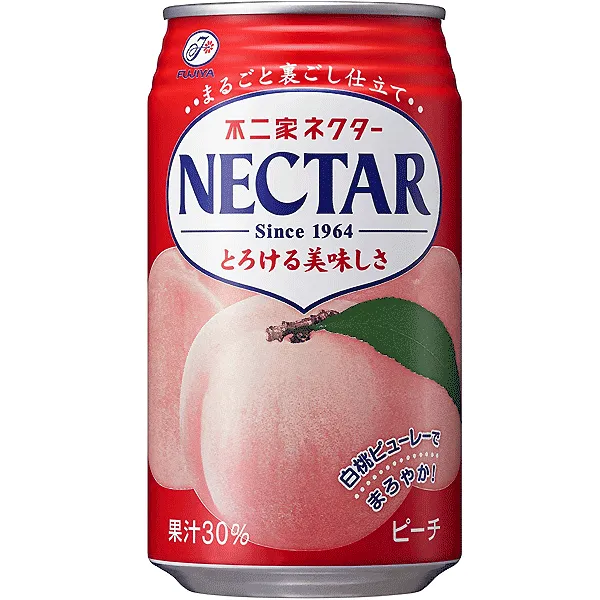 ITO EN - Fujiya Nectar Peach Juice Can (24 x 350ml)