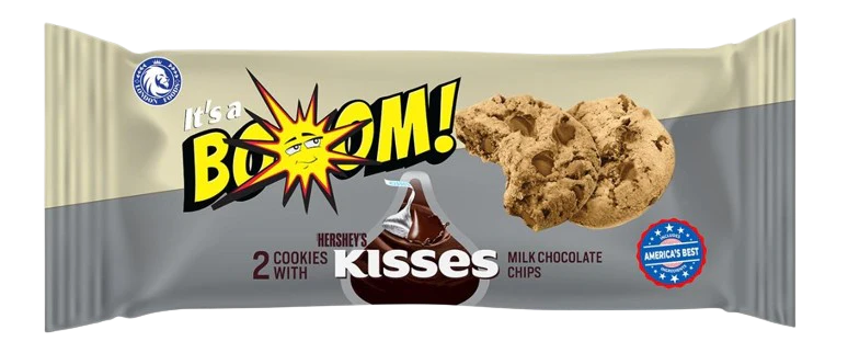 It's a Boom! Kisses Milk Chocolate Chips (8 x 12pcs)
