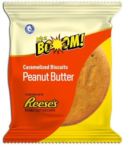 It's a Boom! Reeses Caramelized Peanut Butter Biscuit (8 x 12 x 22g)
