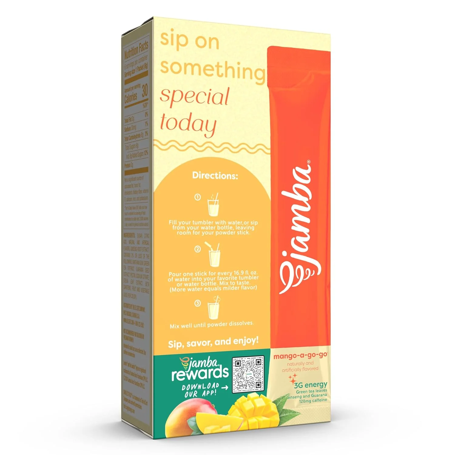 Jamba - Mango-A Go-Go Single To Go Drink Mix 6ct (6 x 1.78oz)