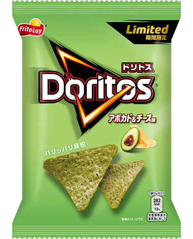 JAPAN FRITOLAY Doritos Chips Avocado & Cheese (12 x 55g)