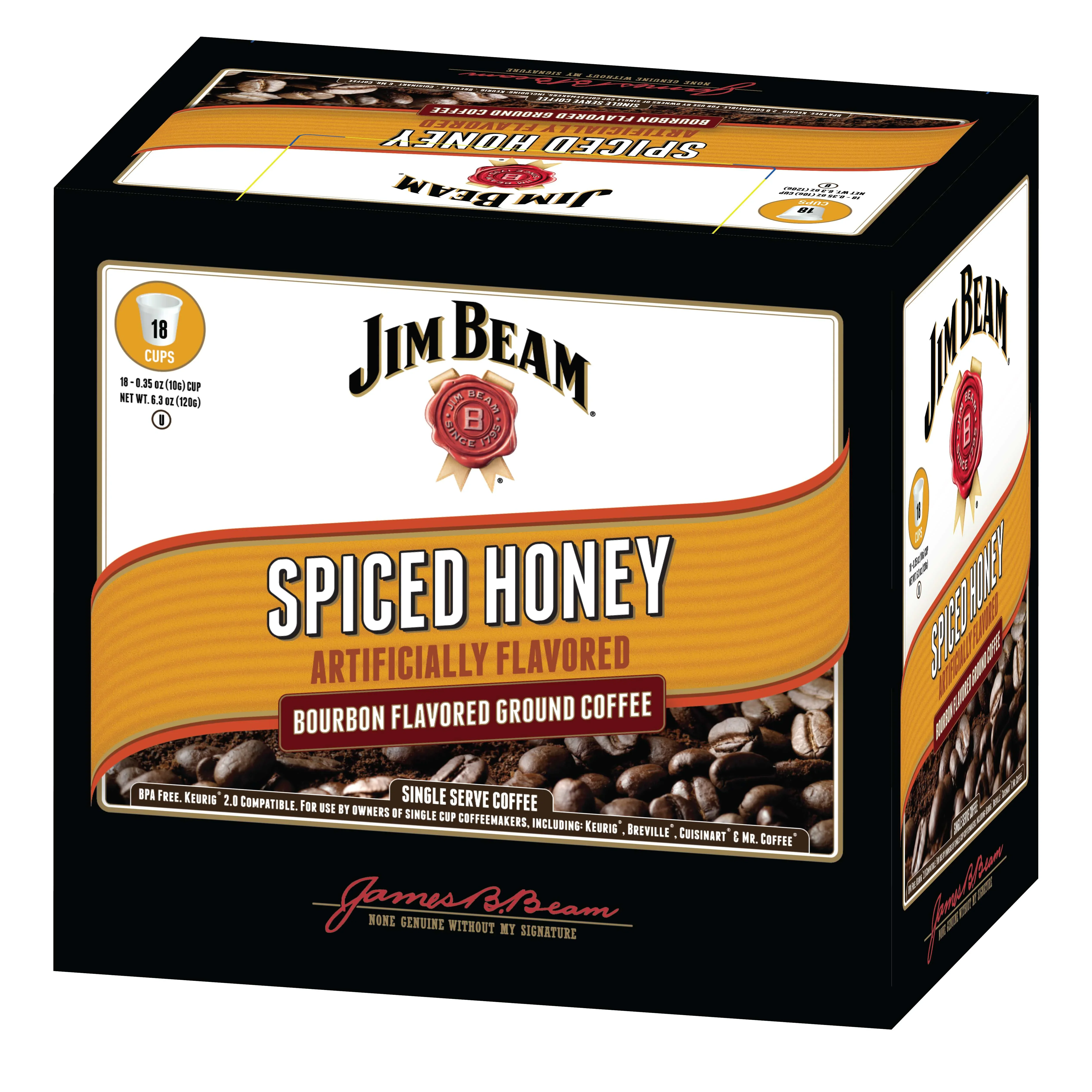 Jim Beam - Spiced Honey Single Serve 10ct (4 x 3.5oz)