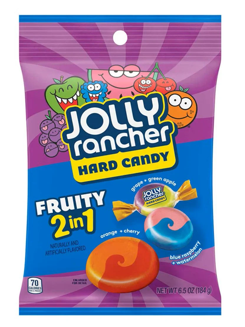 Jolly Rancher - 2in1 Hard Candy Fruity Swirls (12 x 6.5oz)