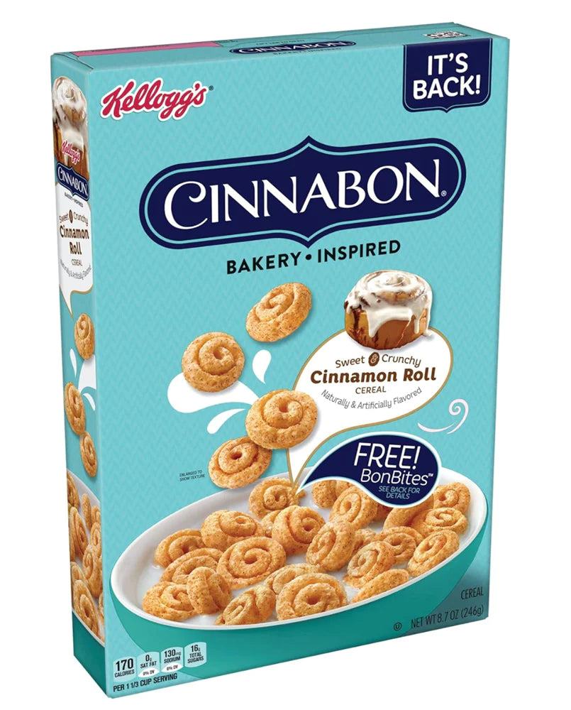 Kellogg's Cereal - Cinnabon Cereal (10 x 8.7oz)