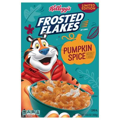 Kellogg's Cereal - Pumpkin Spice Frosted Flakes (10 x 10.6oz)