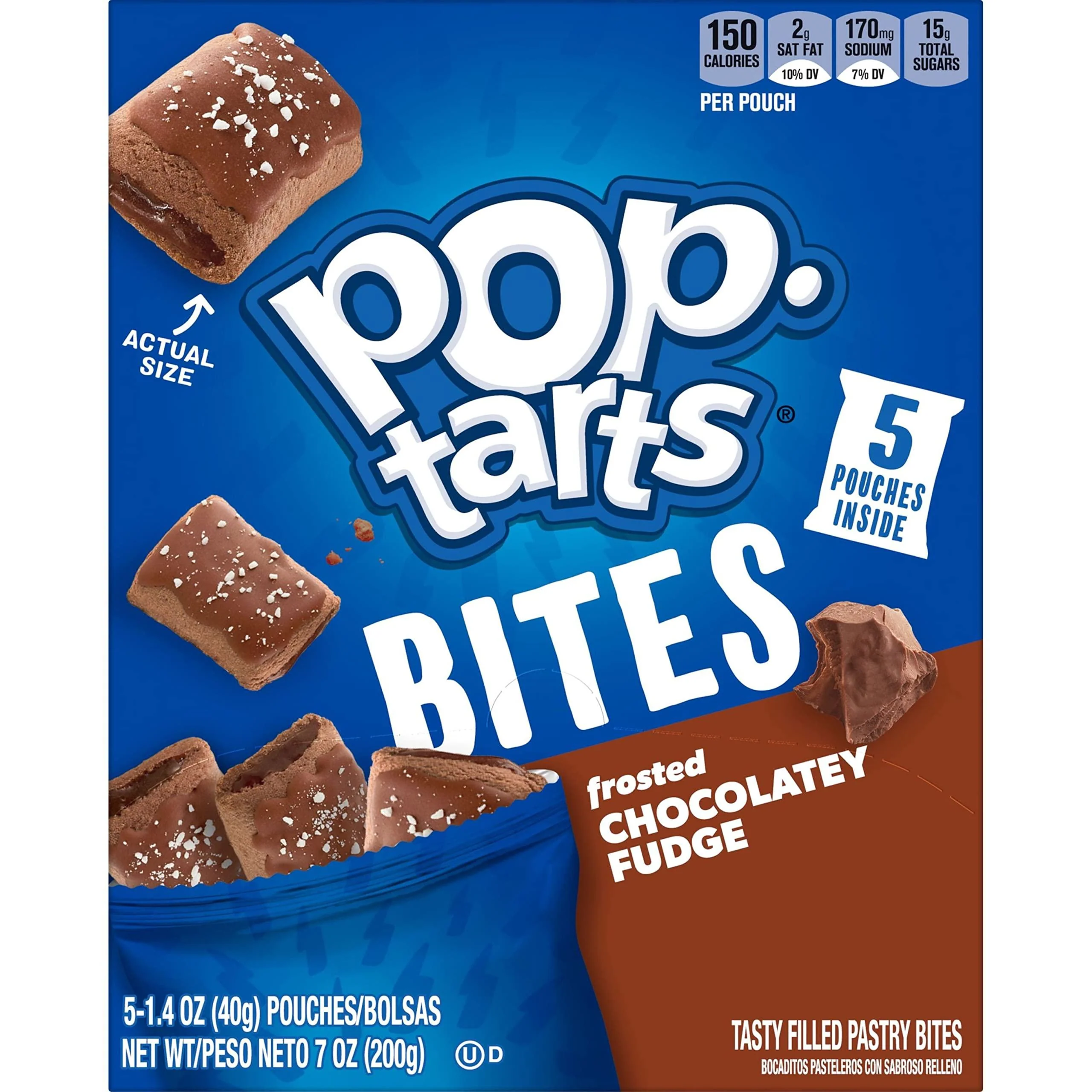 Pop Tarts - Bites Frosted Chocolatey Fudge (5 x 7oz)