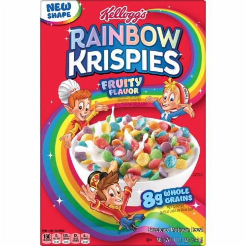Kelloggs Rice Krispies - Rainbow Krispies Cereal Fruity Flavor (10 x 11.1oz)