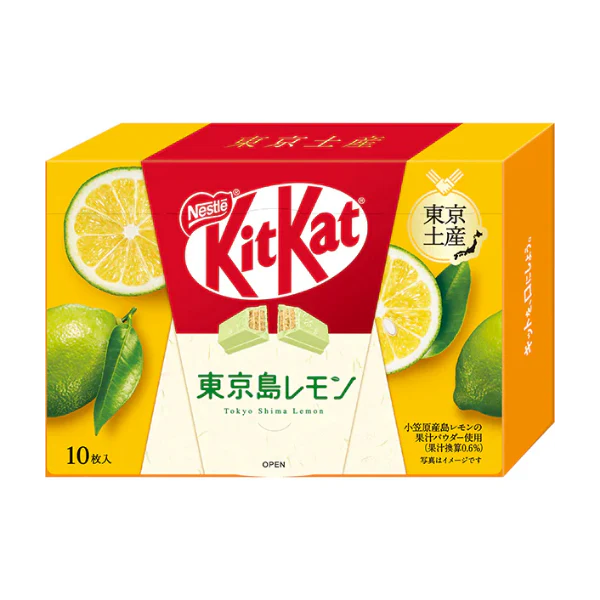 KitKat Wafer Chocolate - Tokyo Island Lemon 3 x (10 x 10pcs)