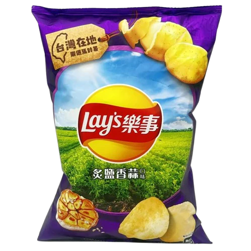Lay's Potato Chips - Garlic Flavor (12 x 56g)