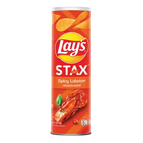 Lay's Stax - Spicy Lobster Potato Chips (16 x 100g)