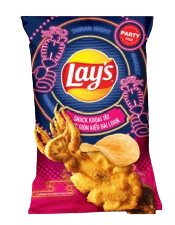 Lay's - Taiwan Style Crispy Squid Flavor (40 x 88g)