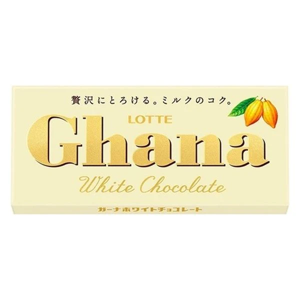 LOTTE Ghana White Chocolate 12 x (10 x 45g)