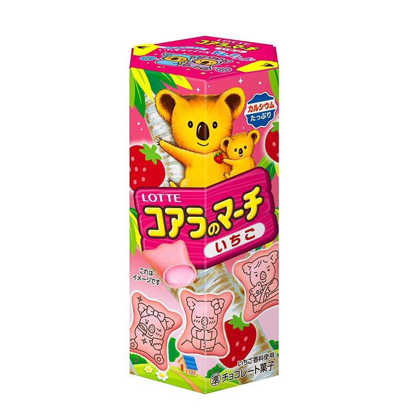 LOTTE Koala's March Strawberry 10 x (8 x 48g)