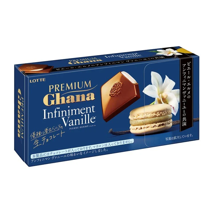 LOTTE Premium Chana Nama Chocolate Infiniment Vanille 12 x (6 x 12pcs)