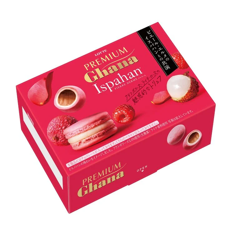 LOTTE Premium Ghana Truffle Ispahan 10 x (8 x 49g)