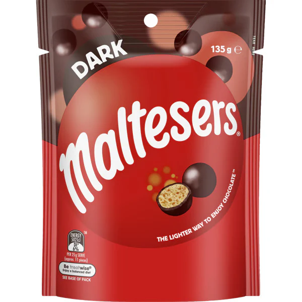 Mars Wrigley - Maltesers Dark Chocolate (12 x 135g)