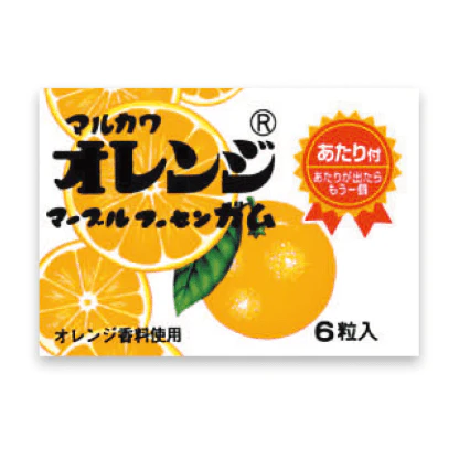 MARUKAWA Orange Marble Gum 33 x (24 x 10g)