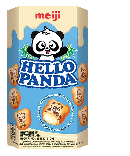 Meiji - Hello Panda Milk Vanilla (8 x 10 x 42g)