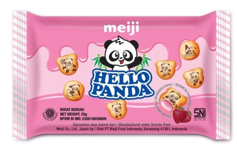 Meiji - Hello Panda Strawberry (12 x 12 x 25g)