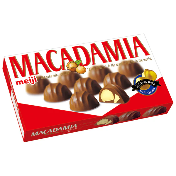 MEIJI Macadamia Chocolate 8 x (10 x 9pcs)