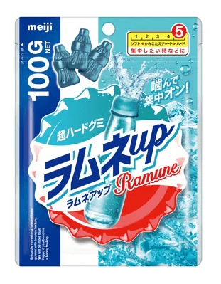 MEIJI Ramune Up Hard Gummy 6 x (12 x 100g)
