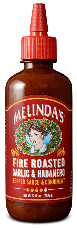 Melinda's – Fire Roasted Habanero Garlic Sauce (6 x 12oz)