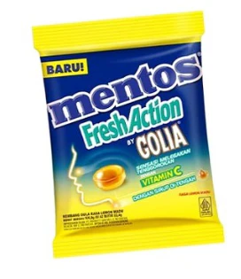 Mentos Fresh Action Golia - Honey Lemon 42 pcs (105g)
