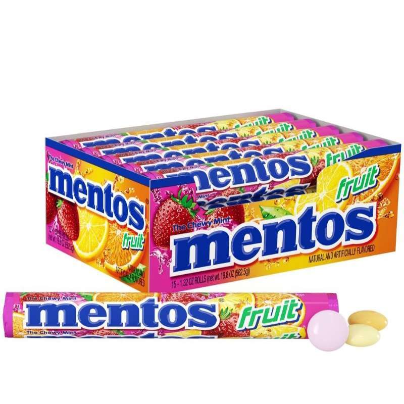 Mentos Roll Fruit (18 x 14 x 29g)