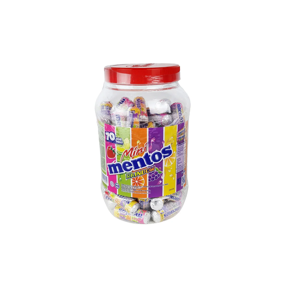 Mentos Roll Mini Rainbow - Assorted 70 Rolls (700g)