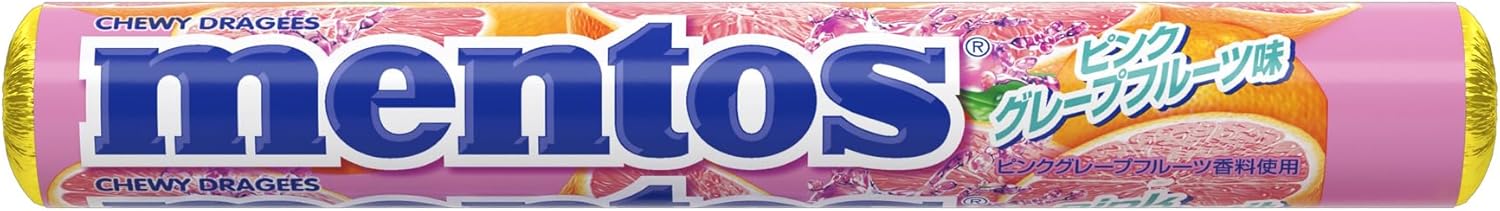 Mentos Soft Candy - Pink Grapefruit (12 x 16 x 37.5g)